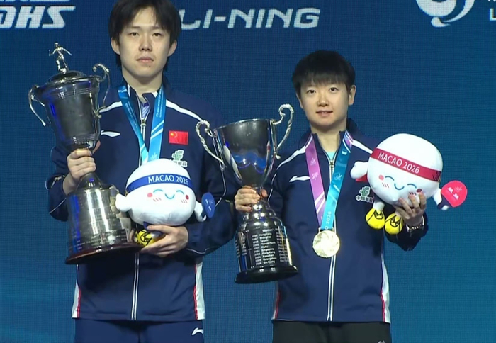 澳门世界杯过后 国乒洛杉矶奥运会女队3人无悬念 男队选人遇挑战|王楚钦|男双|孙颖莎|蒯曼|陈幸同_新浪体育_新浪新闻